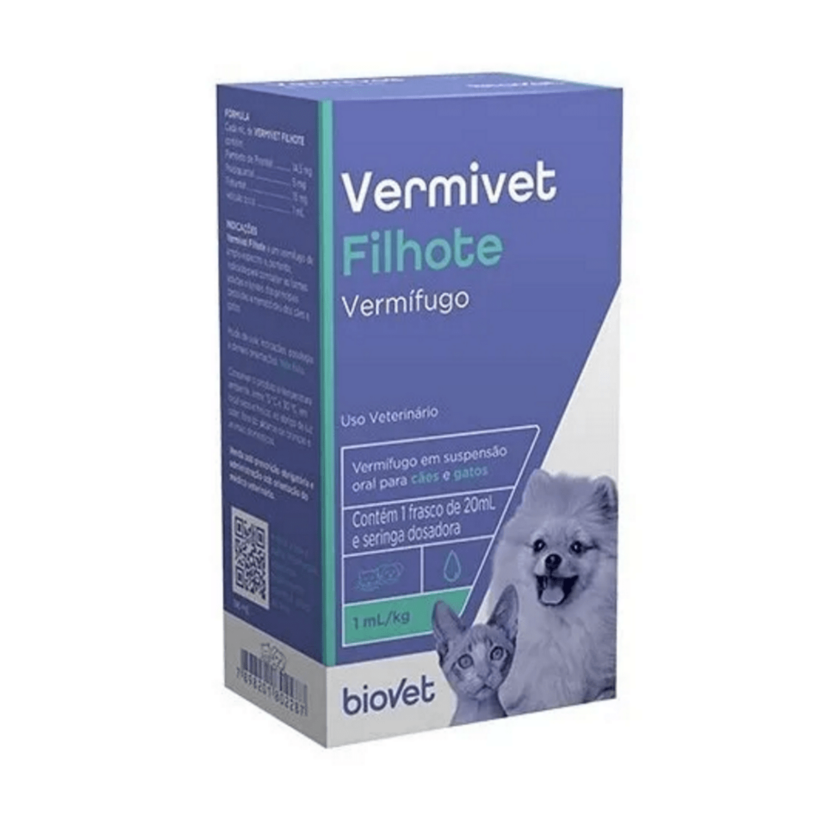 Vermífugo Vermivet Filhote Biovet
