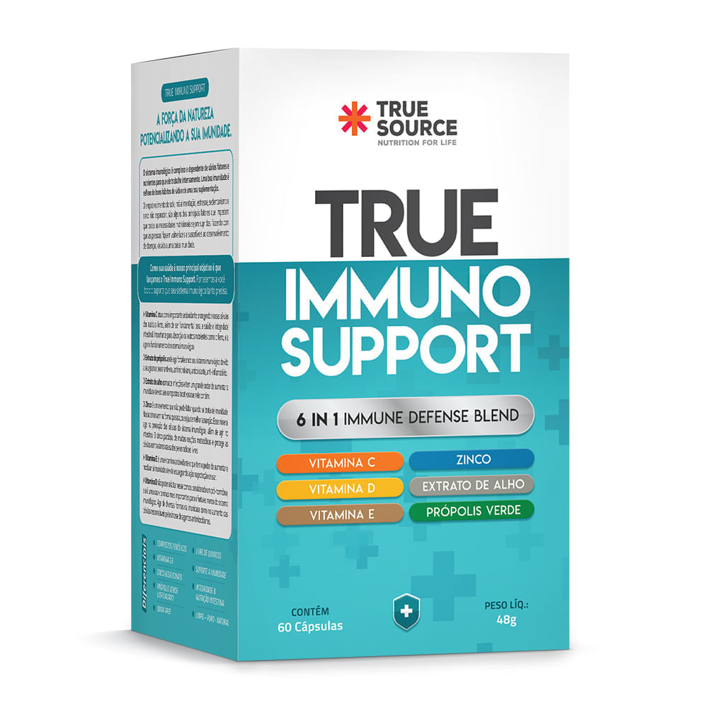 True Immuno Support 60 Cápsulas True Source