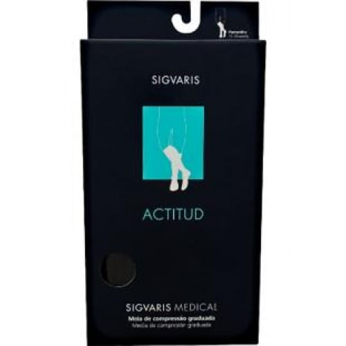 Meia Calça Sigvaris Audace 15-20mmHg Aberta Natural Tam F