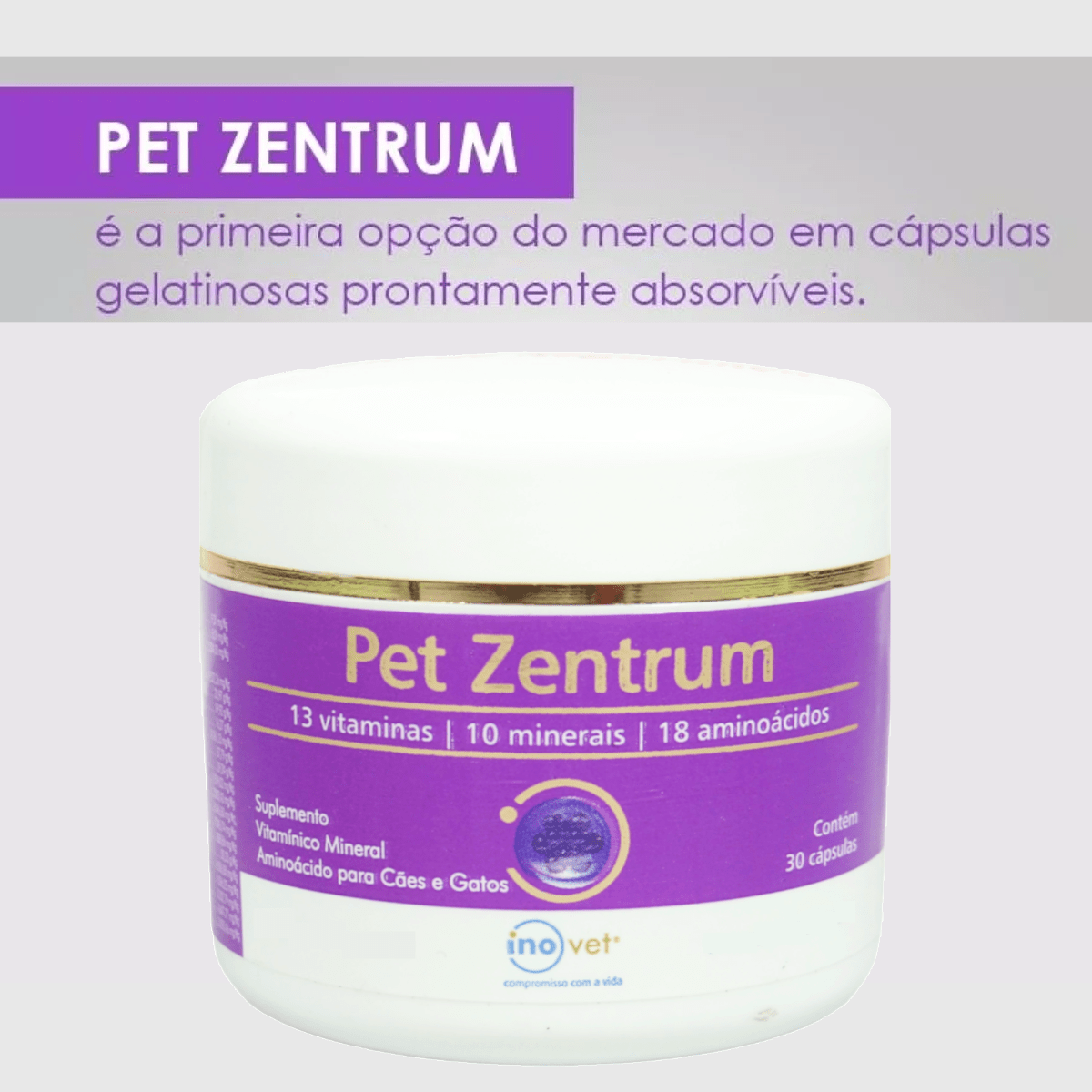 Pet Zentrum Suplemento Cães E Gatos Com 30 Cápsulas Kit 6