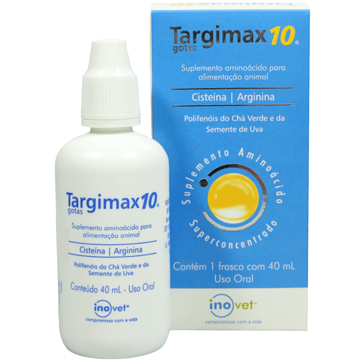 Targimax 10 Suplemento Animal 40ml Kit Com 6