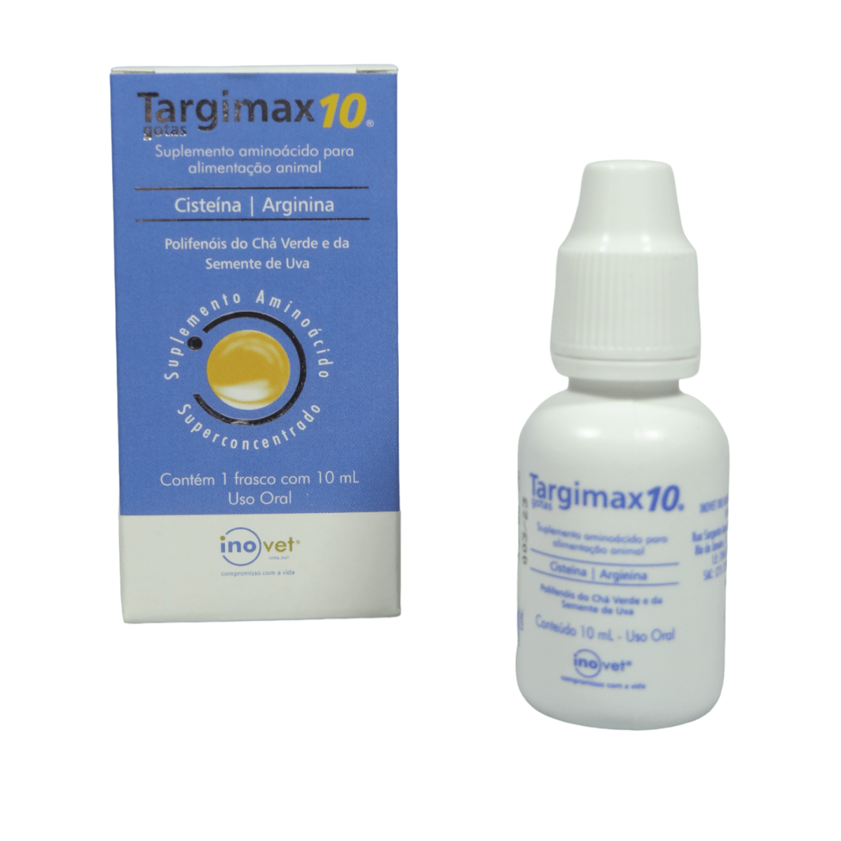 Targimax 10 Suplemento Animal 10ml Kit Com 10