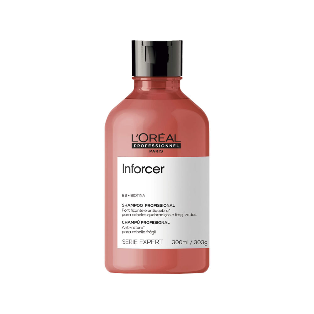 Kit LOréal Professionnel Serie Expert Inforcer- Shampoo 300 ml + Máscara 250 g
