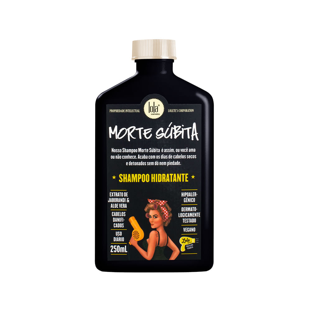 Kit Lola Cosmetics Hidratação Morte Súbita - Shampoo 250 ml  + Máscara de Hidratação 450 g