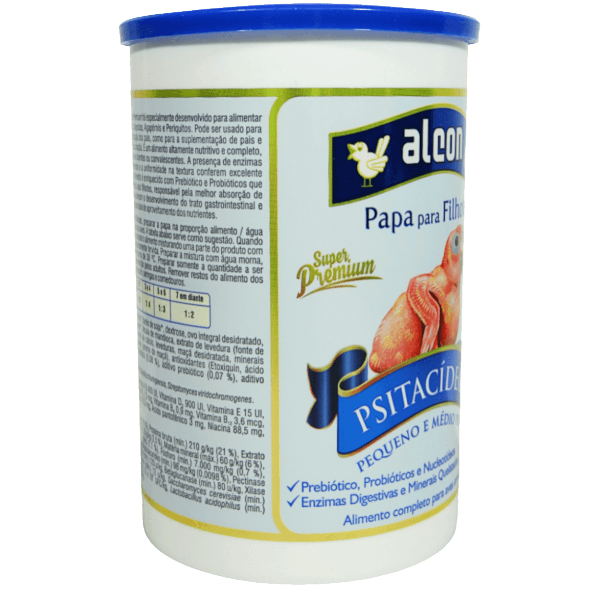 Alcon Club Papa Para Filhotes Psitacídeos Super Premium 600g Kit Com 6