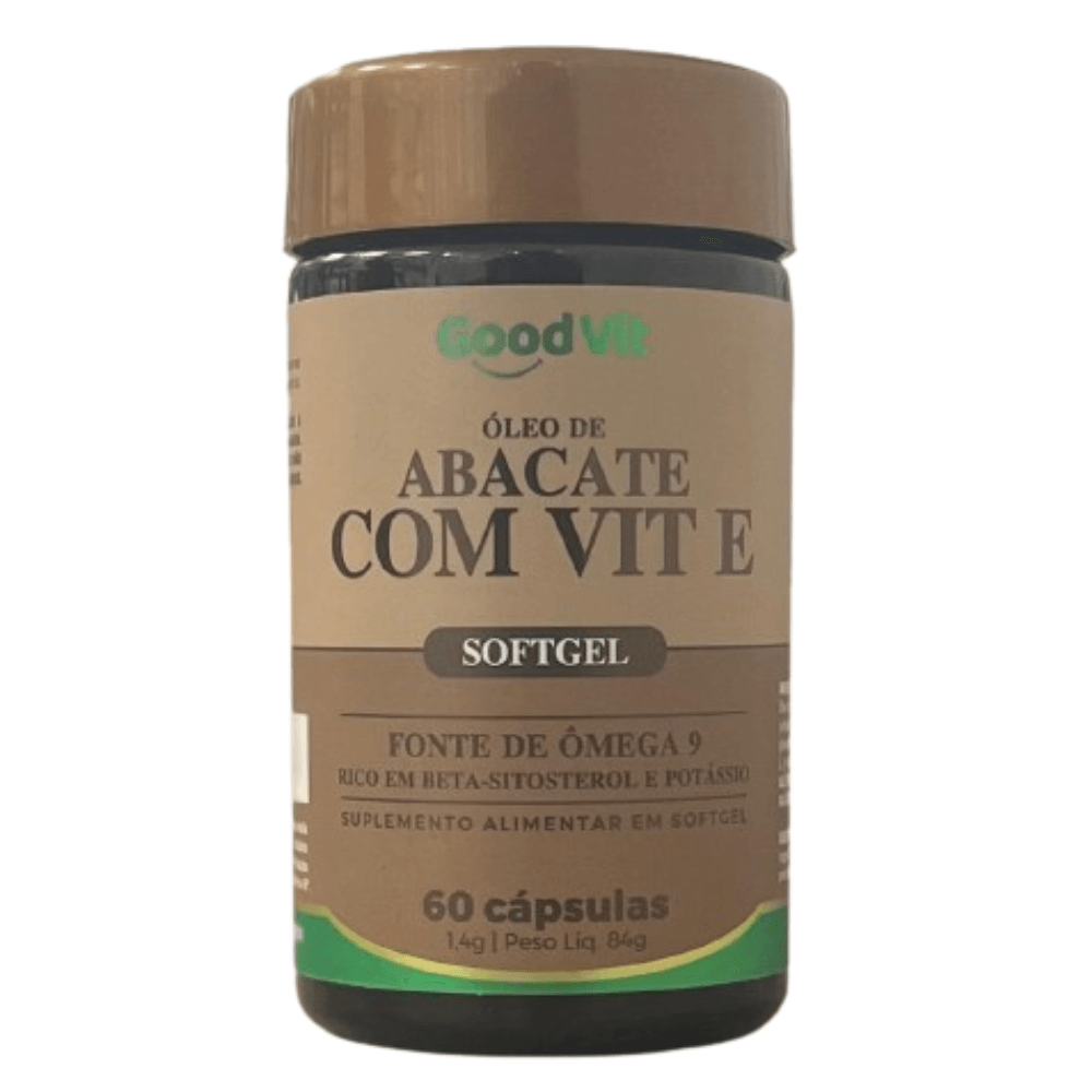 Encontraproduto.com.br - Óleo de Abacate com Vit E C/60 Cápsulas - GoodVit