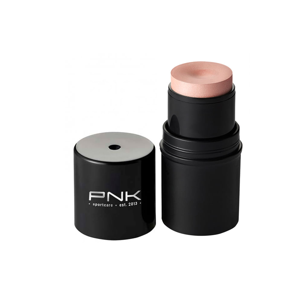 Encontraproduto.com.br - Kit Pink Cheeks - Blush Em Bastão Cremoso Sport All In One Fps 30 Fpuva 10 Soft Peach 4,5 g + Iluminador Em Bastão Cremoso Champagne 4,5 g