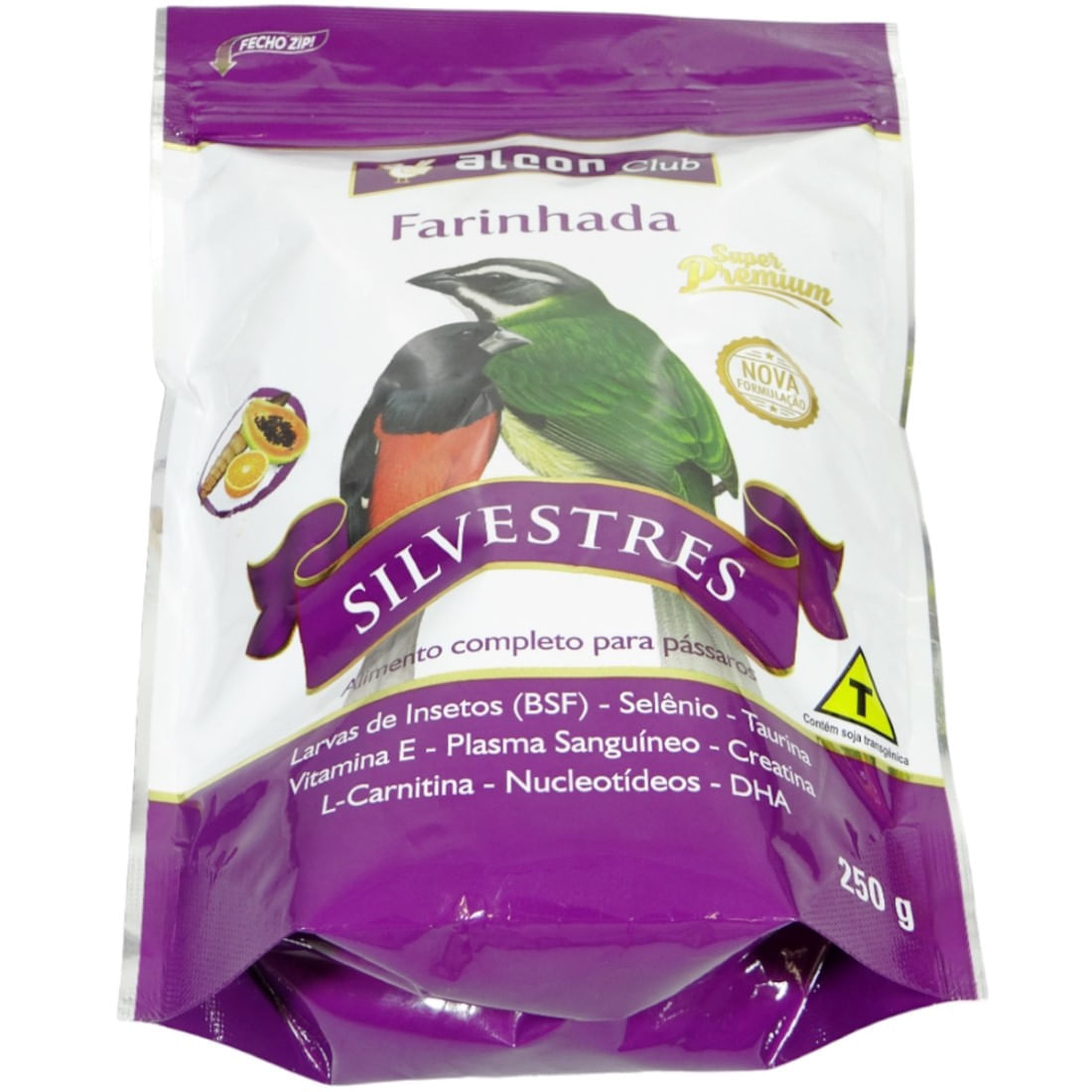 ALCON CLUB FARINHADA SILVESTRES 250G SUPER PREMIUM KIT COM 10