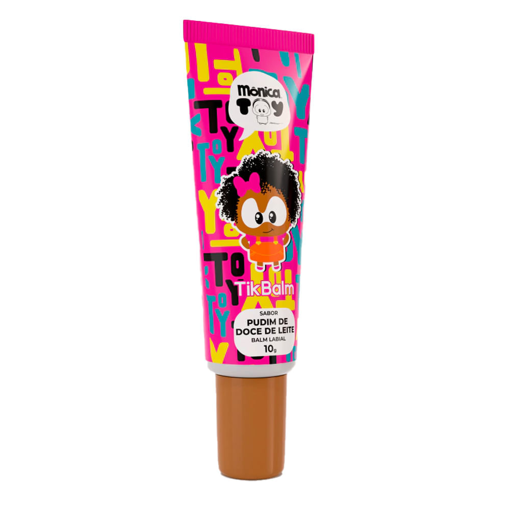 Tik Balm Monica Toy Pudim Doce De Leite -  Balm Labial 10g