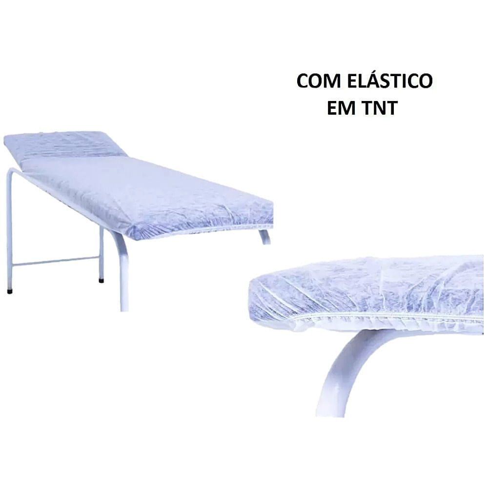 Lençol TNT Dejamaro Elástico Gramatura 30 Branco 200X90cm - unidade