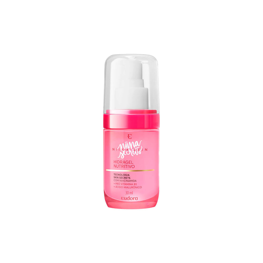 Kit Eudora Niina Secrets Skin Gel Limpeza Facial 100ml + Gel Facial 30ml + Máscara Esfoliante Facial 75g