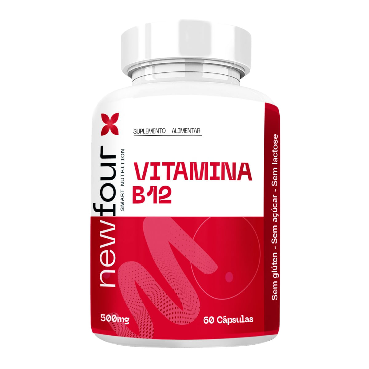 Vitamina B12 60 Cápsulas New Four