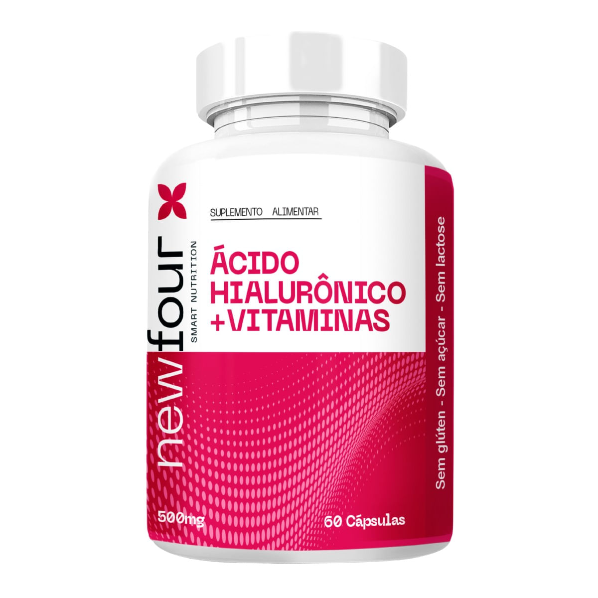 ÁCIDO HIALURÔNICO + VITAMINAS A , B5 ,  C , E 60 CÁPSULAS