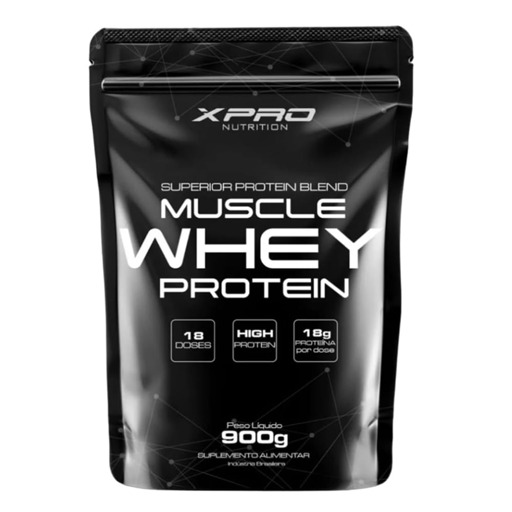 Refil Whey Protein Sem Glúten 900g - Superior Protein Blend Baunilha
