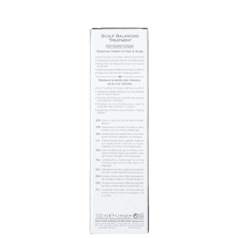 LAnza Healing Remedy Scalp Balancing - Leave -in Tratamento Hidratante 100ml