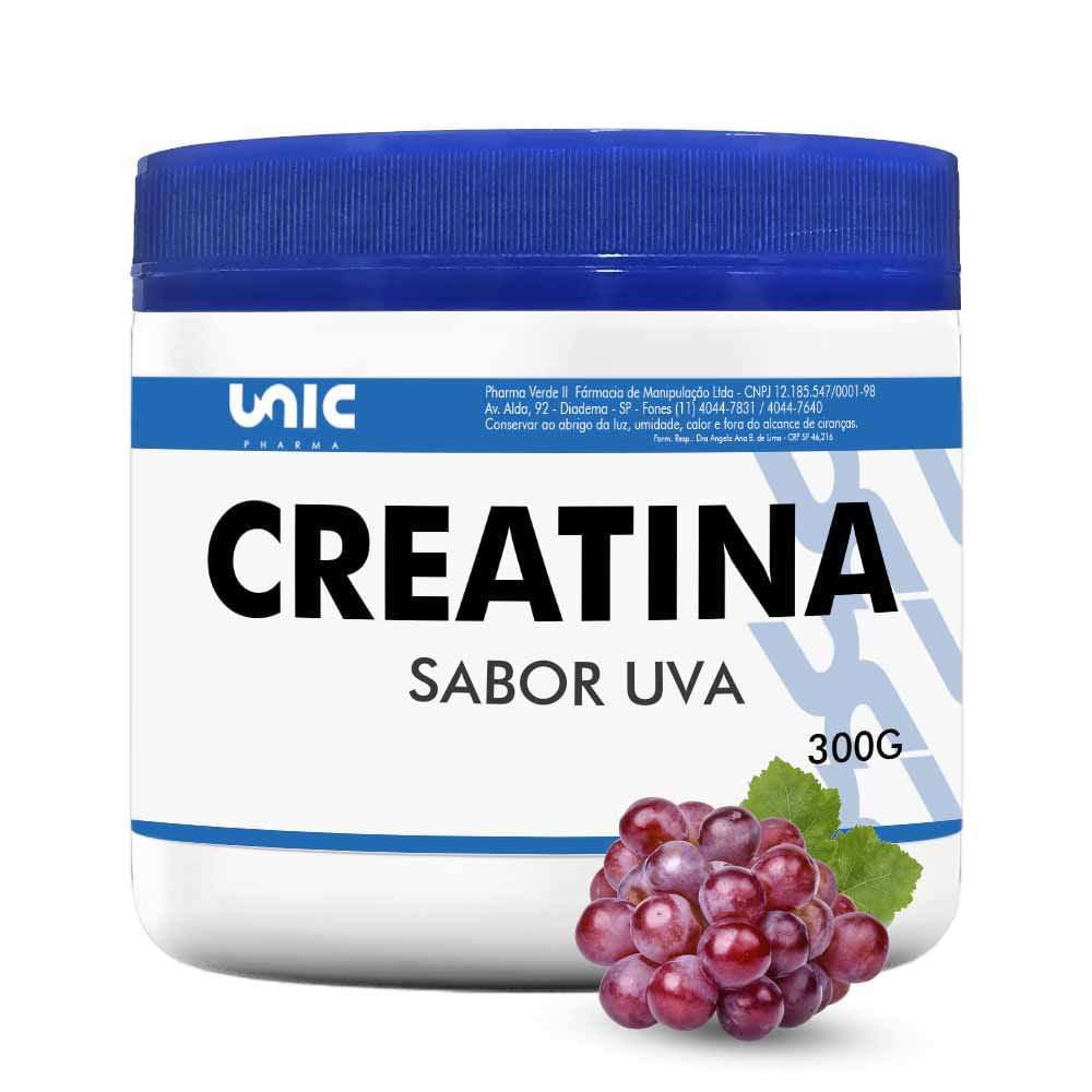 Creatina  Com  Sabor - 300g Uva