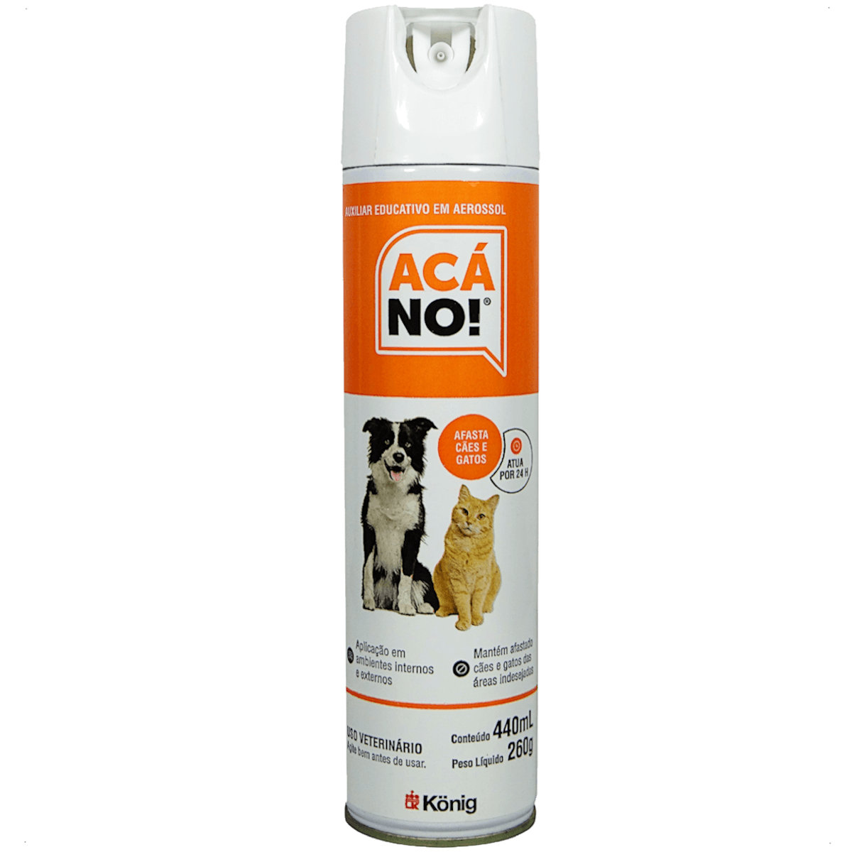 ACÁ NO AFASTA CÃES E GATOS 440ML KONIG