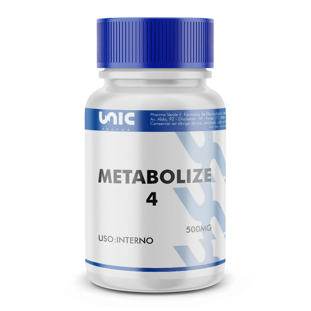 Metabolize 4 500mg 120 Cápsulas