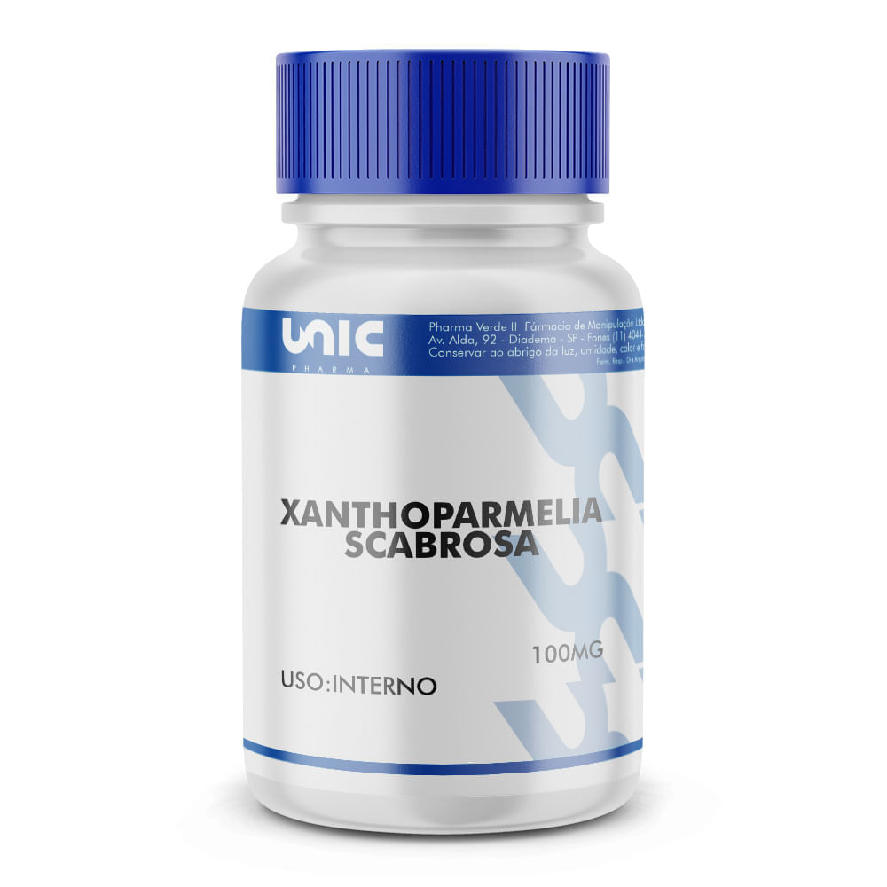 Encontraproduto.com.br - Xanthoparmelia scabrosa 100mg 120 Cápsulas