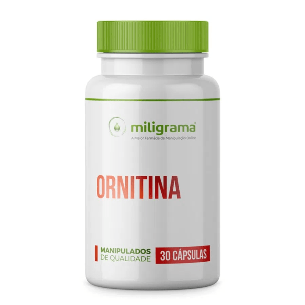 Ornitina 300mg 30 Cápsulas