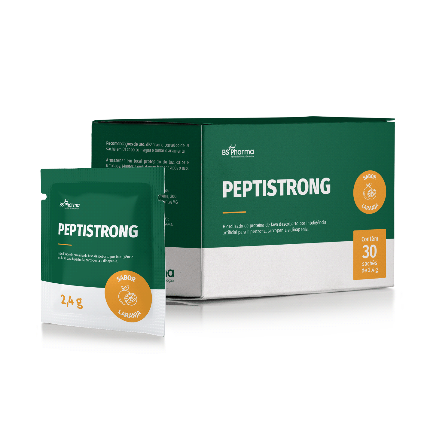 PeptiStrong 2,4 gramas 30 sachês