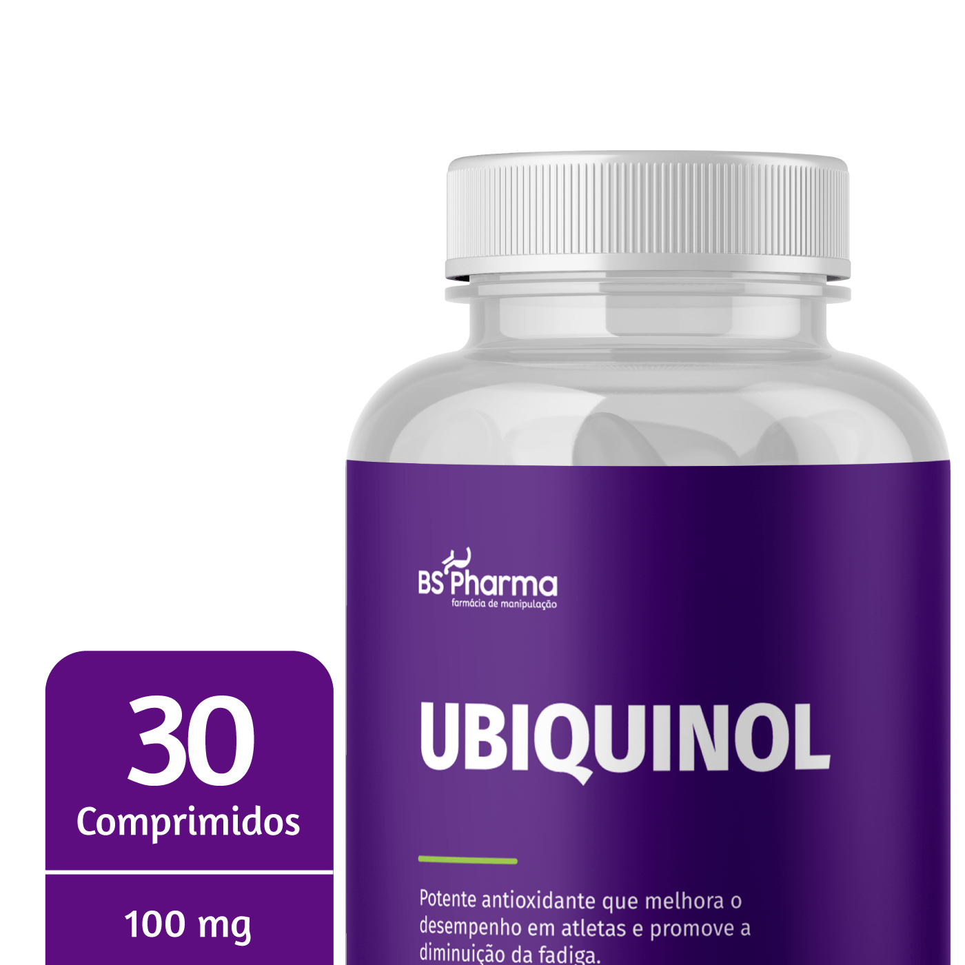 Ubiquinol 100mg 30 Cápsulas BS Pharma