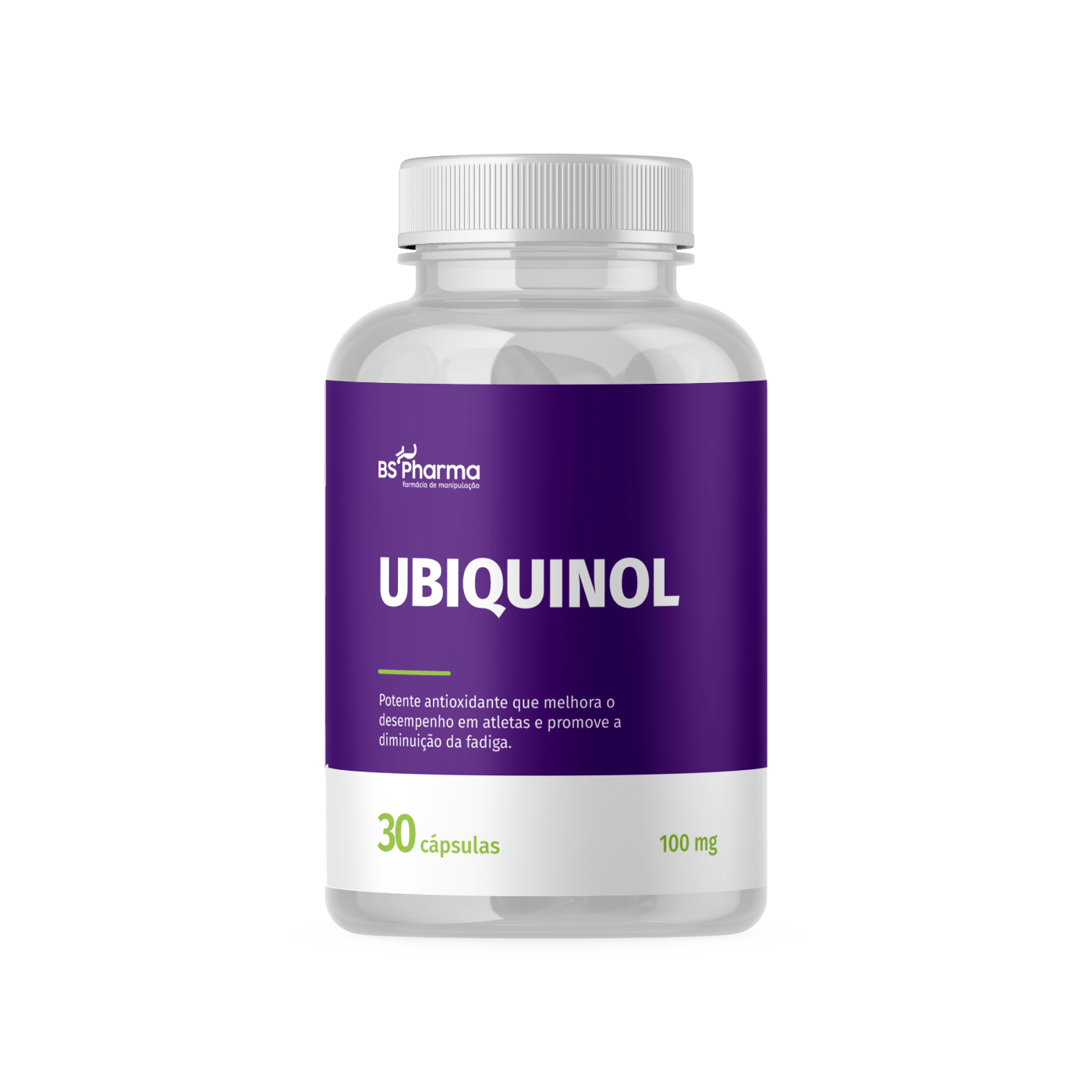 Encontraproduto.com.br - Ubiquinol 100mg 30 Cápsulas BS Pharma
