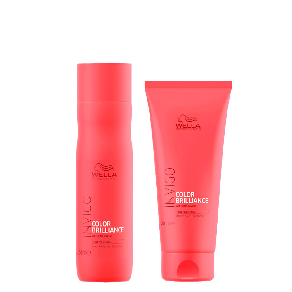 Kit Wella Color Brilliance - Sha 250 Ml + Cond 200 Ml