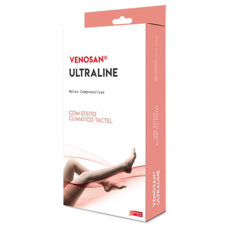 Meia Venosan V4000 AD 30-40 Aberto Bege P