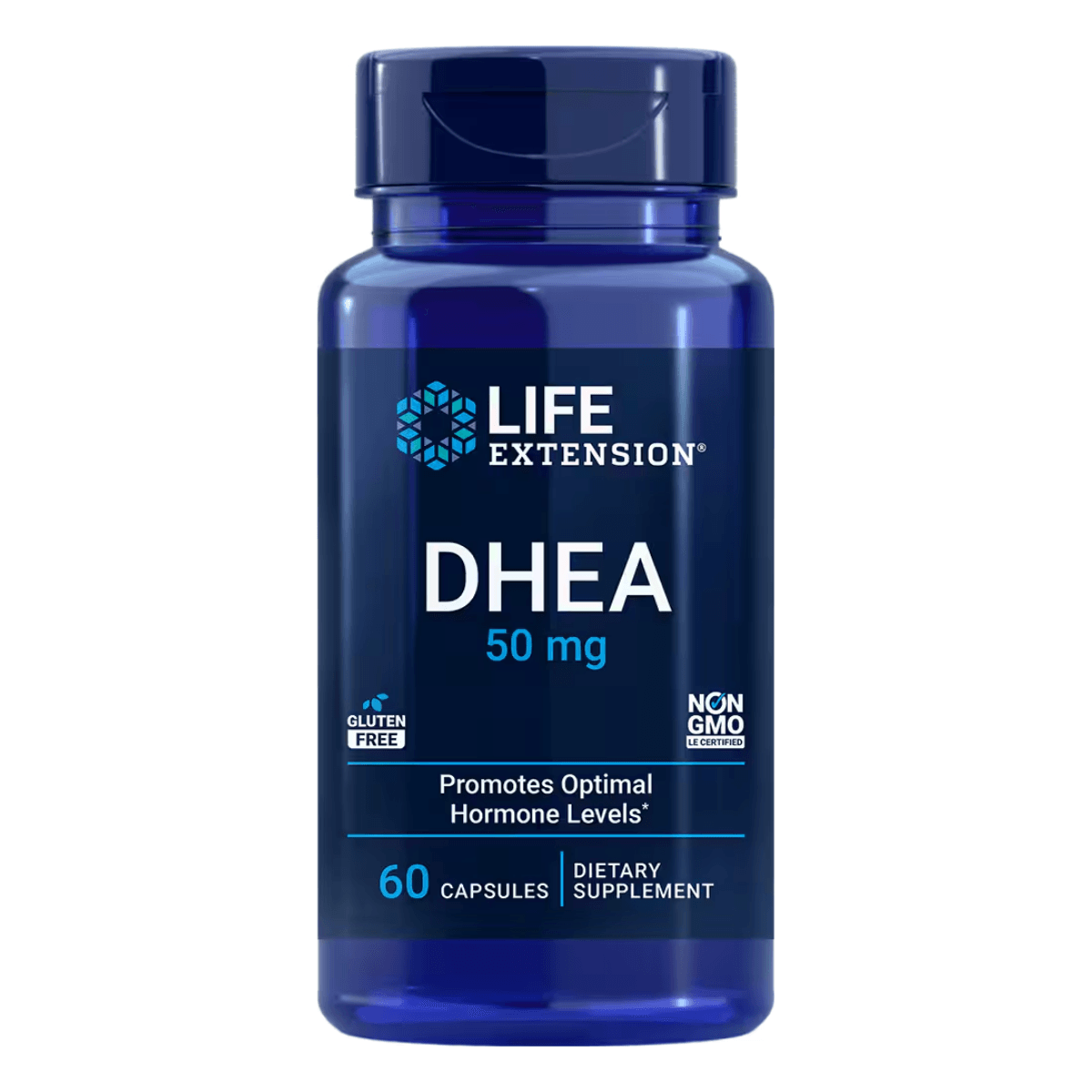 Dhea, 50mg, 60 Cápsulas, Life Extension