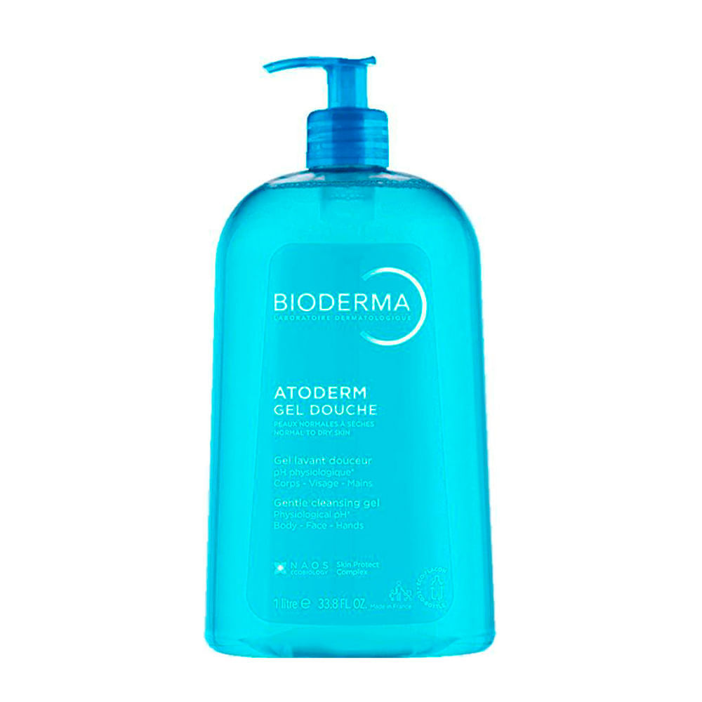 Gel de Banho Higiene Diária Antirressecamento Bioderma Atoderm 1 Litro