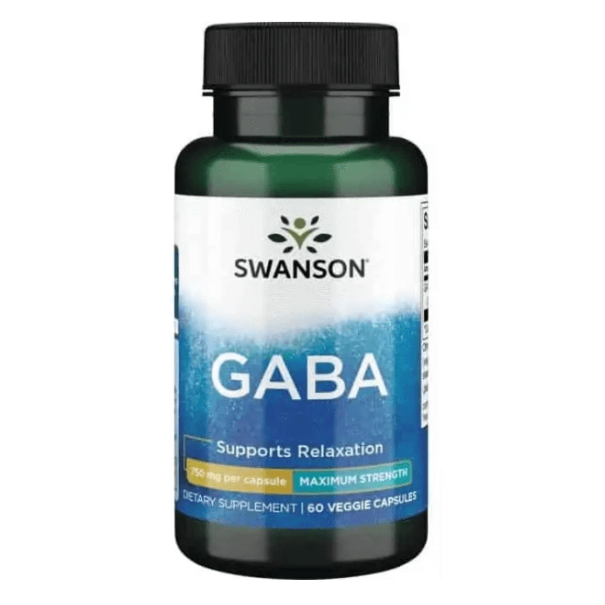 Gaba 750 mg 60 Cápsulas Swanson