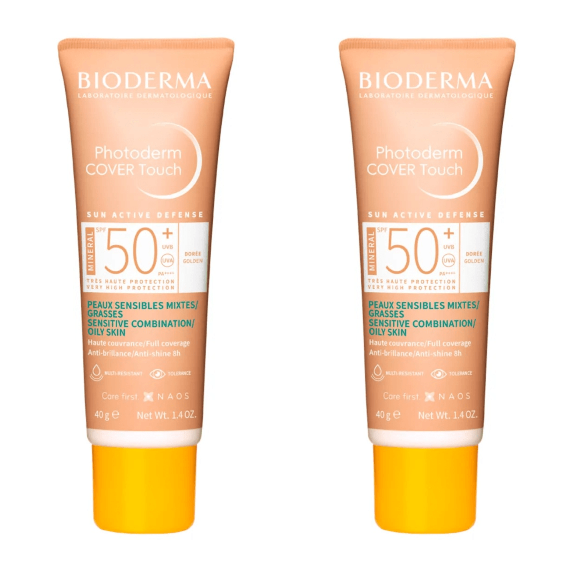 Encontraproduto.com.br - Kit com 2 Unidades de Protetor Solar Photoderm Cover Touch FPS50+ 40g Claro