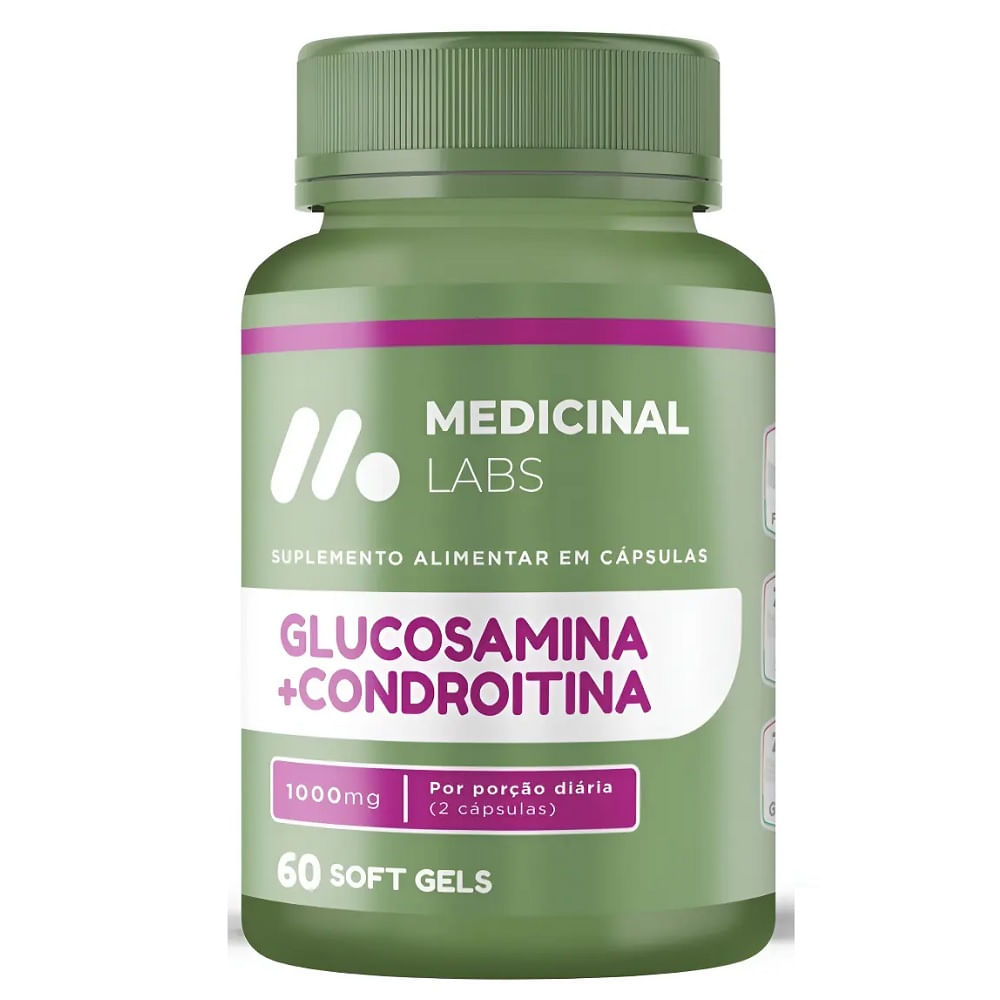 GLUCOSAMINA CONDROITINA  60 SOFTGELS MEDICINAL LABS