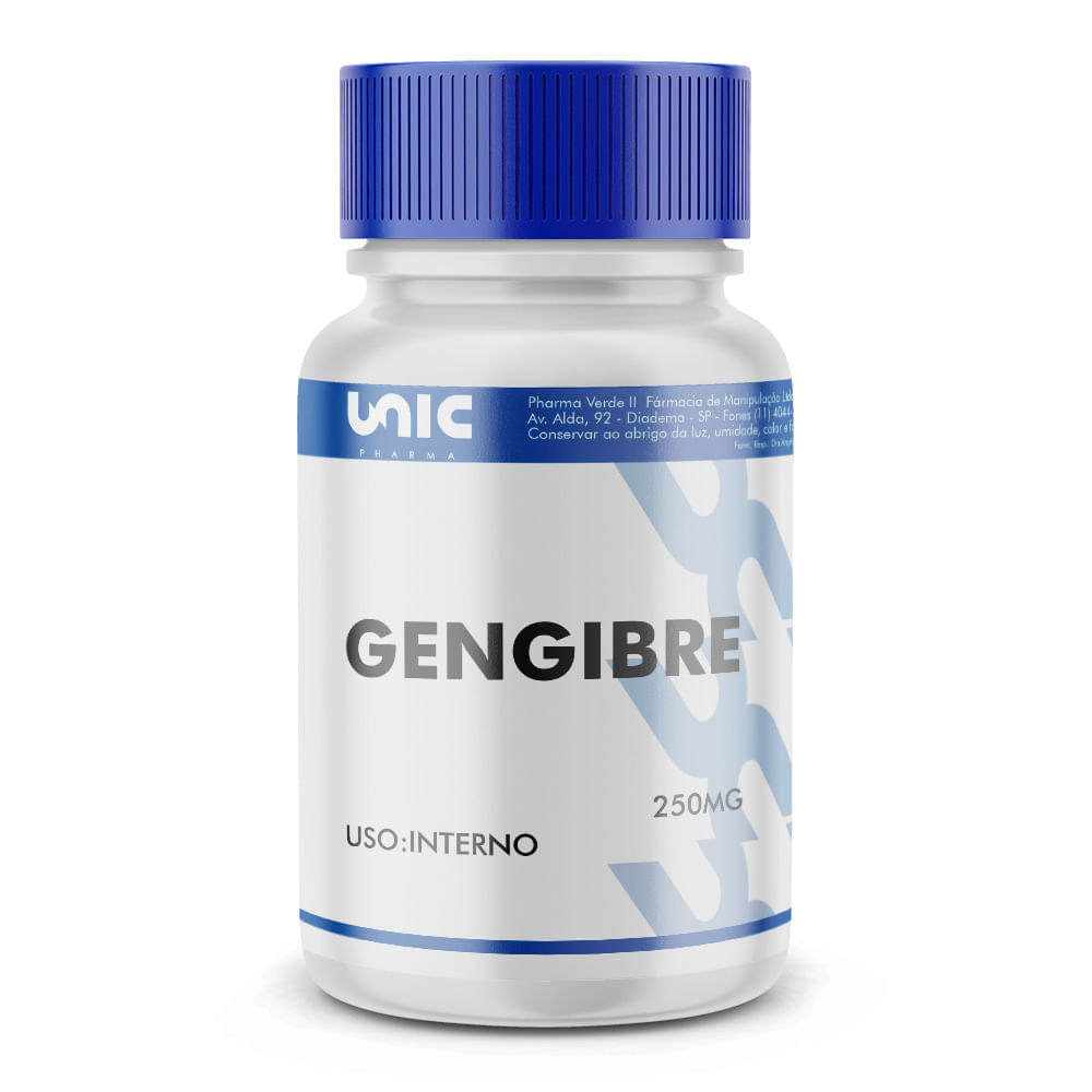Gengibre 250Mg - 120 Cápsulas