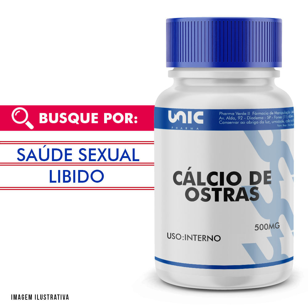 Encontraproduto.com.br - Cálcio de ostras 500mg