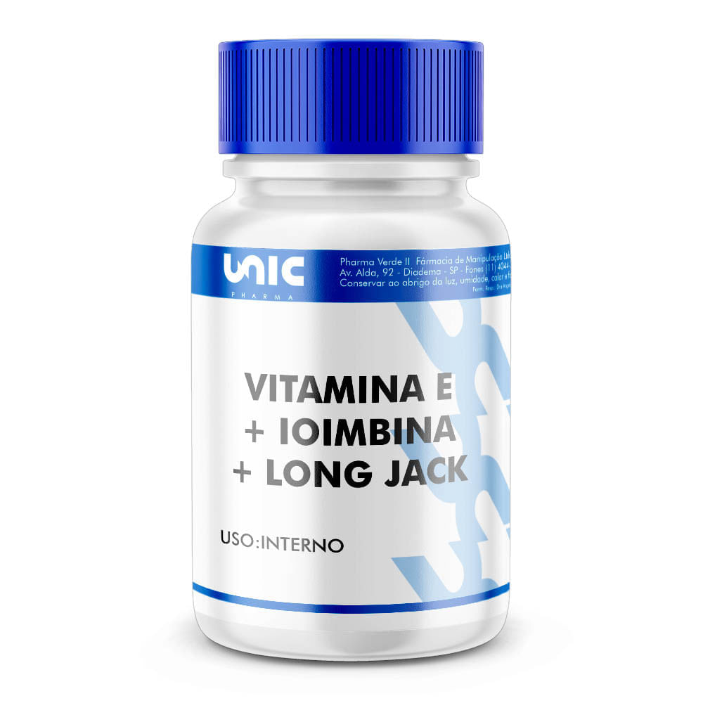 Encontraproduto.com.br - Vitamina E + Ioimbin + Long Jack - 30 Doses