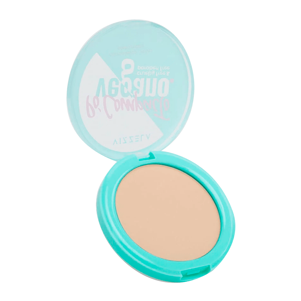 Encontraproduto.com.br - Vizzela Pó Compacto Vegano 02 - Pó Matte 9g