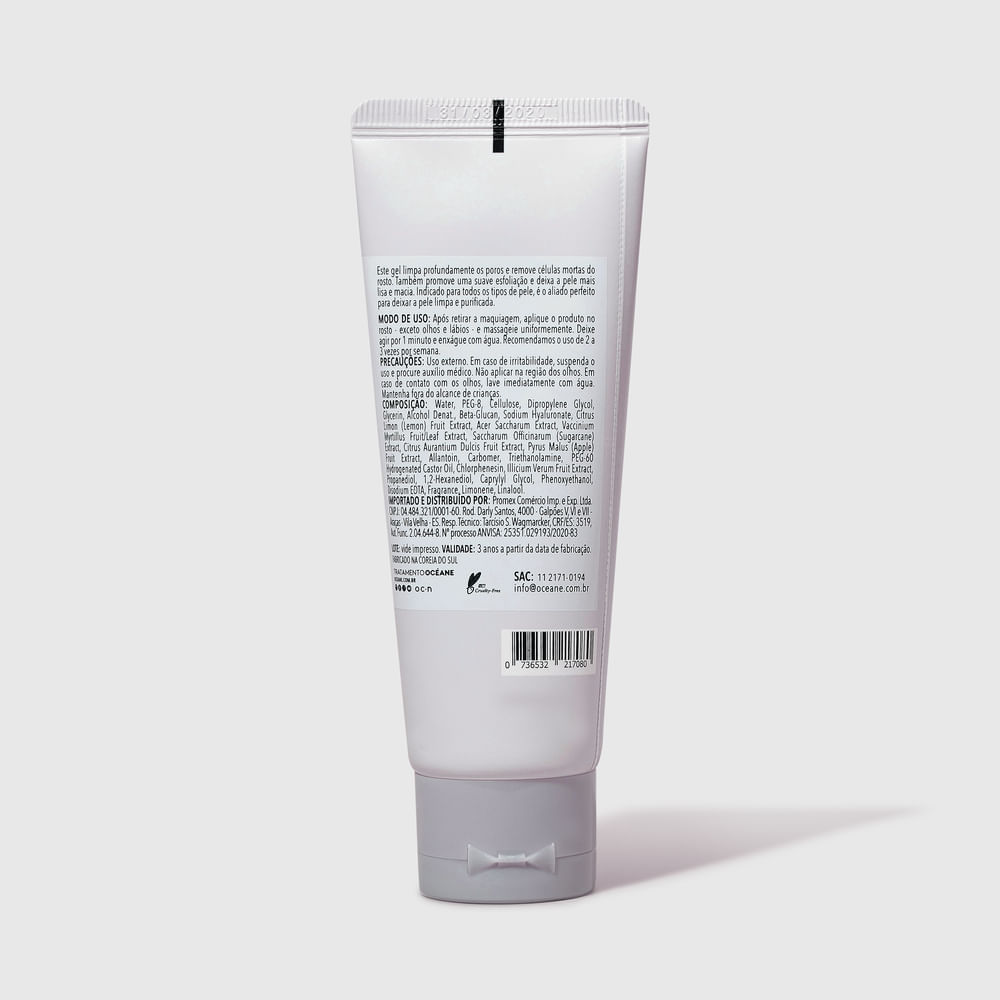 Gel de Limpeza Esfoliante Facial - Purifying Cleansing Gel 50ml
