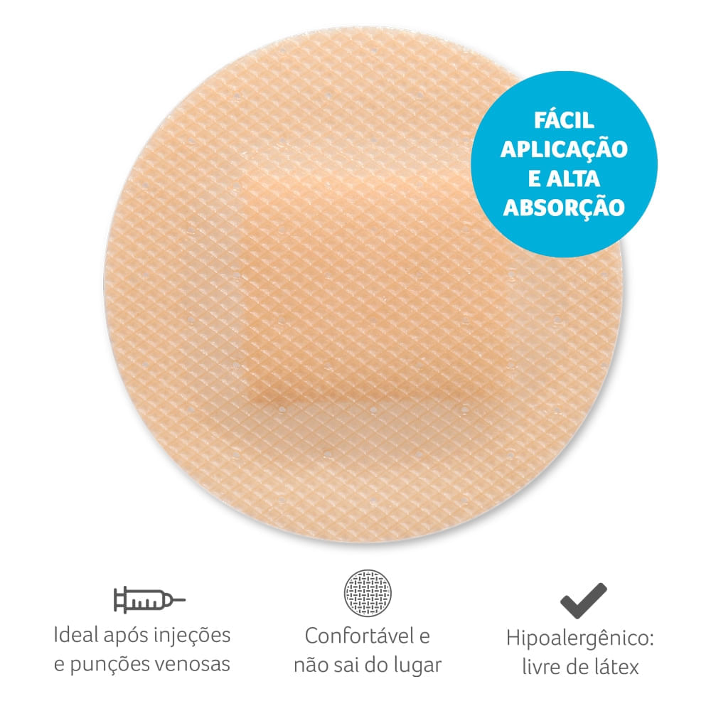Curativo Blood Stop - Caixa Com 500 - Multilaser Saúde - HC485X [Reembalado]